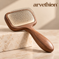 Arvethion™ Wooden Pin Pet Grooming Brush