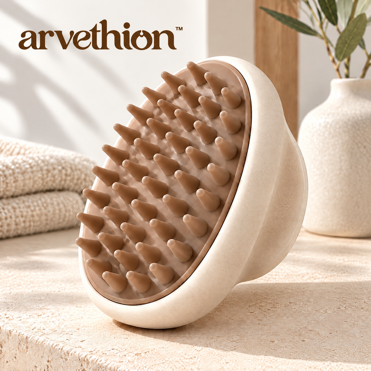 Arvethion™ Soft Silicone Pet Massage Brush