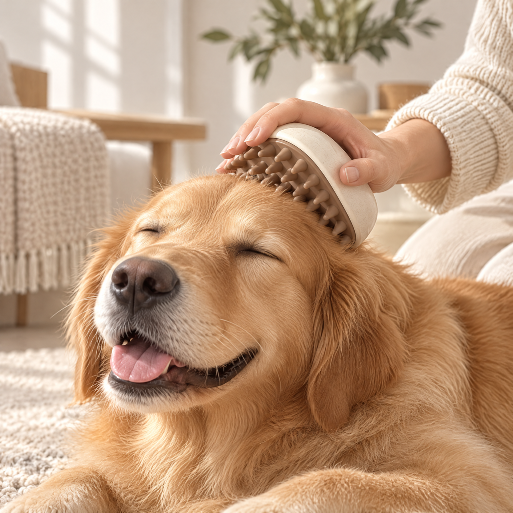 Arvethion™ Soft Silicone Pet Massage Brush