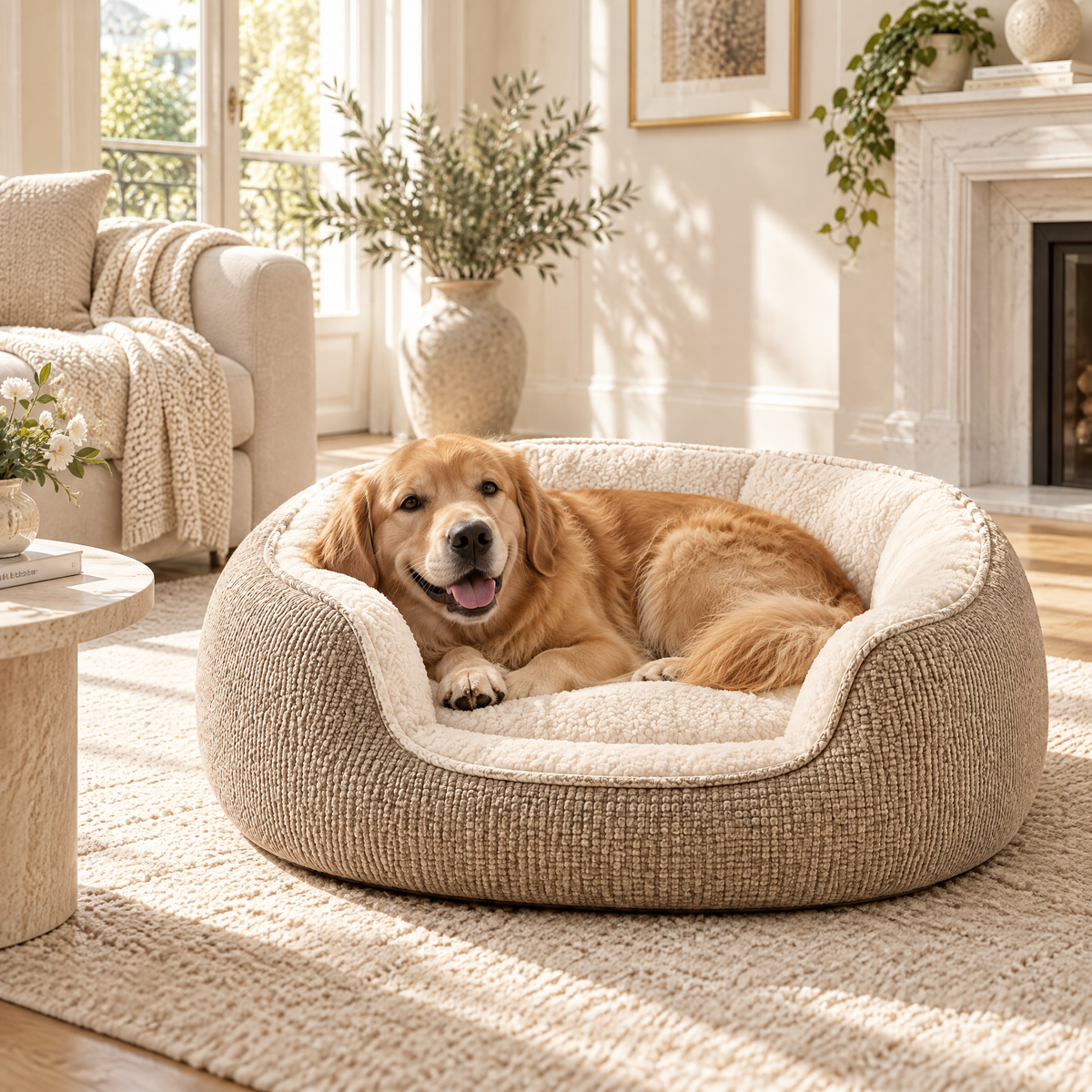 Arvethion™ Cozy Bolster Pet Bed