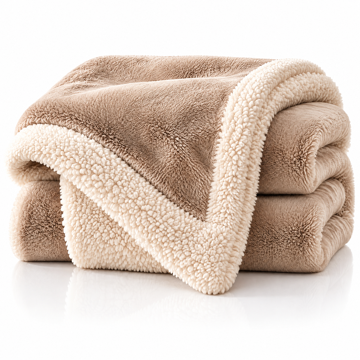 Arvethion™ Sherpa-Lined Plush Throw Blanket