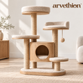 Arvethion™ Multi-Level Wooden Cat Tree