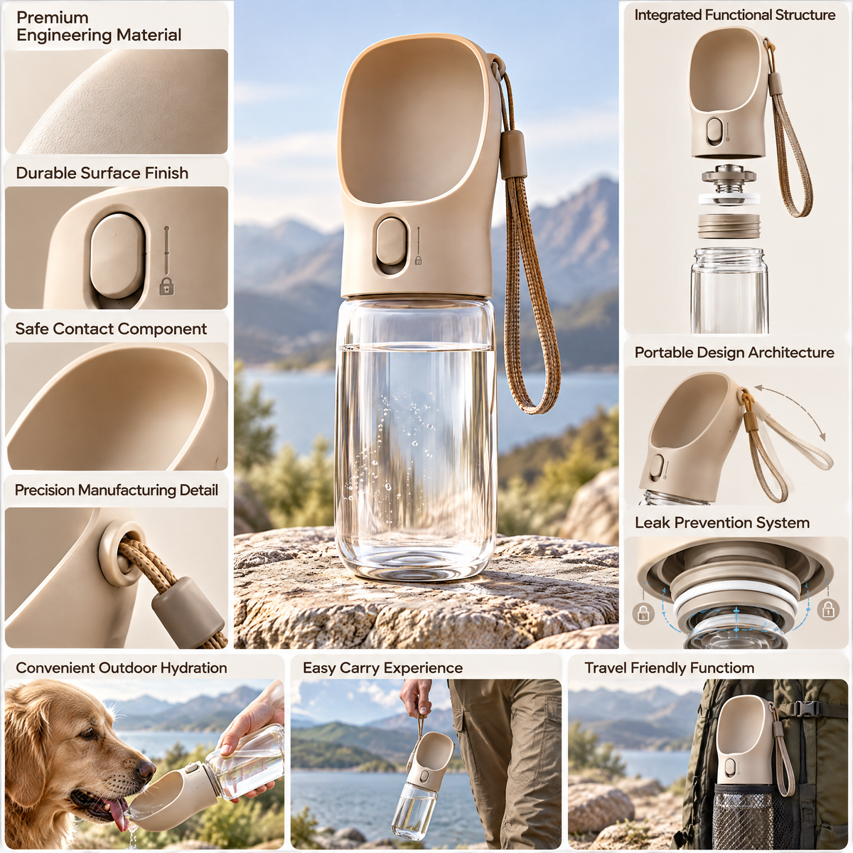 Arvethion™ Portable Pet Water Bottle