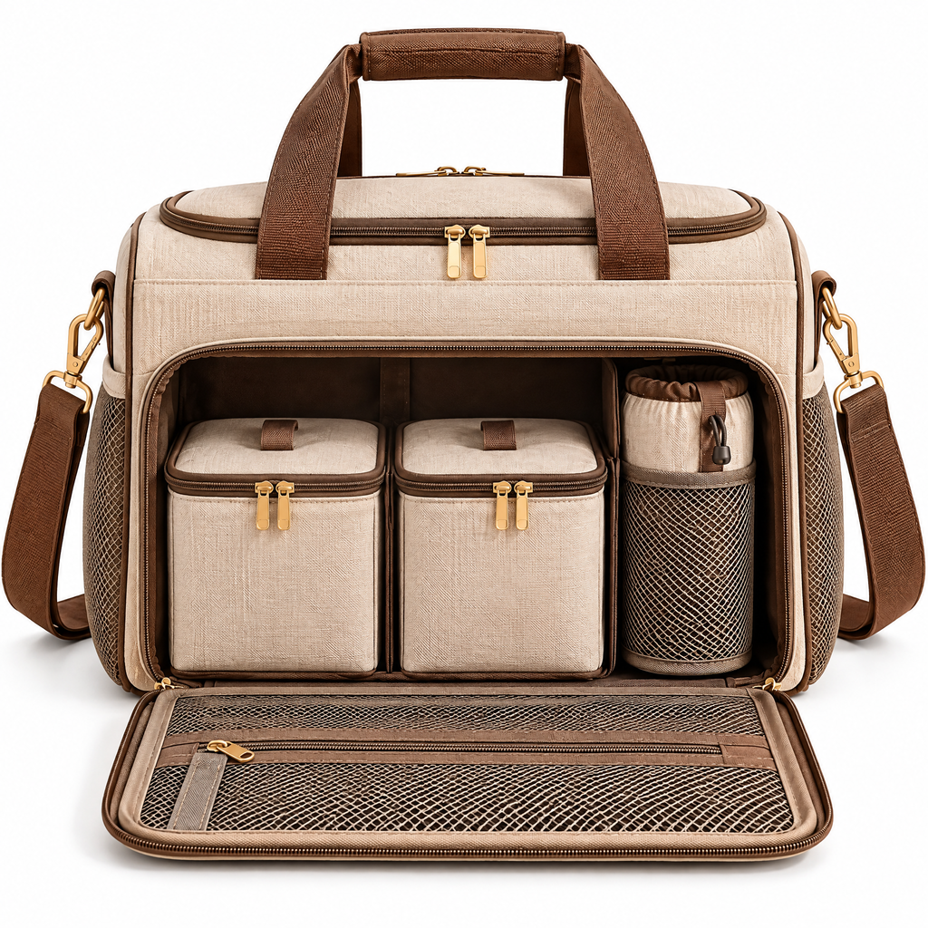 Arvethion™ Multi-Compartment Pet Travel Bag
