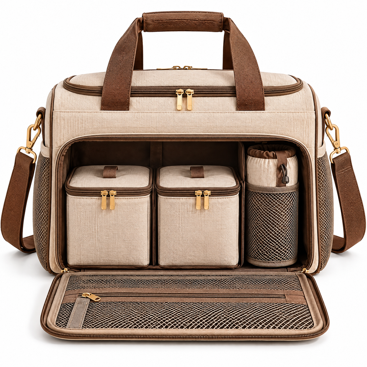 Arvethion™ Multi-Compartment Pet Travel Bag
