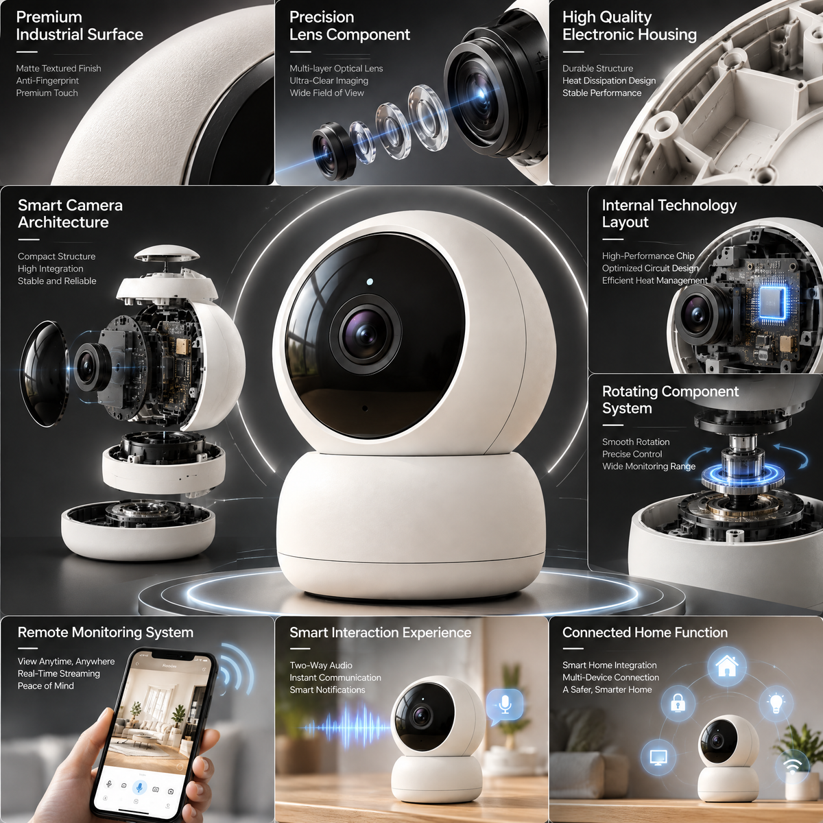 Arvethion™ Indoor Smart Pet Camera