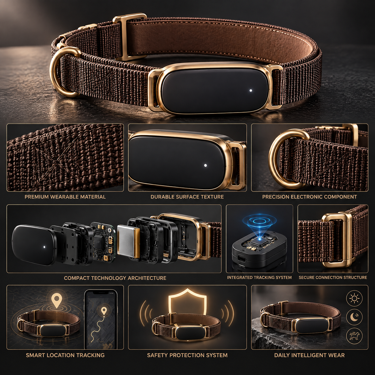 Arvethion™ Smart Tracking Pet Collar