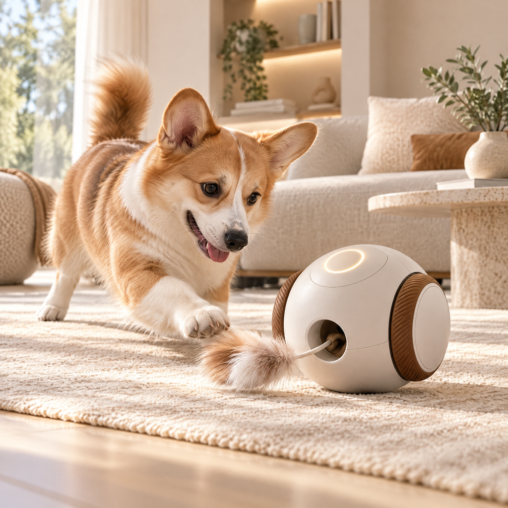 Arvethion™ Automatic Rolling Cat Teaser Toy